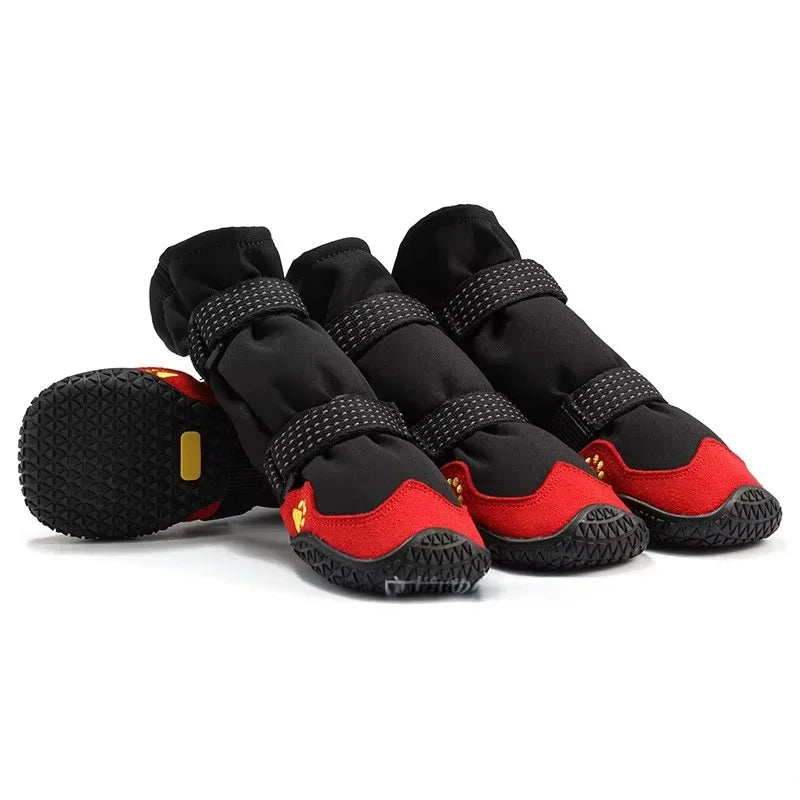 Outdoor Walking Big Dog Shoes Foot Protectors for Snow/ Rain Boots Non Slip Waterproof Winter Boots for Medium Extra Large Dogs