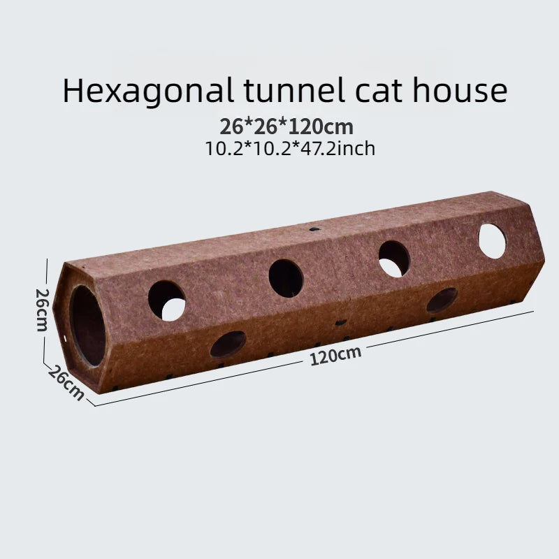 Pet Cat Tunnel Tube Toys foldable Tunnels for Indoor Cats Kitten Play Tube Suitable for all four seasons