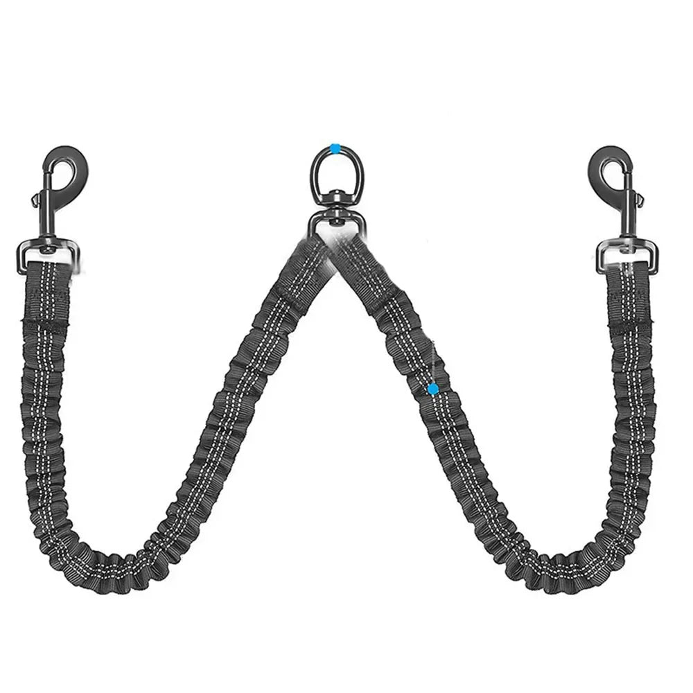 Dog Leash, Double-headed Dog Rope, Shock-absorbing Elastic Rope, Explosion-proof Dog Chain, Dog Walking Rope, Pet Supplies