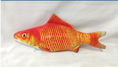 Electric cat simulation jump fish usb charging jump fish cat toy