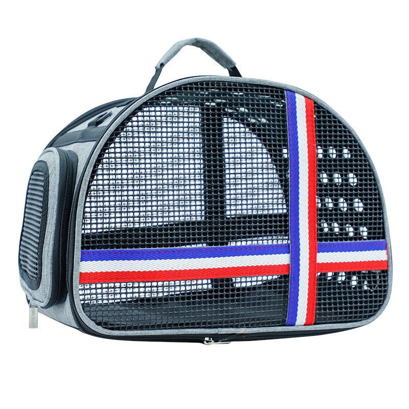 Perforated portable pet bag