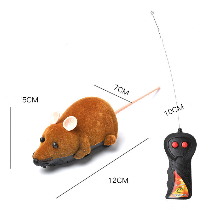 Cat Toy Electric Wireless Remote Control Simulation Mouse