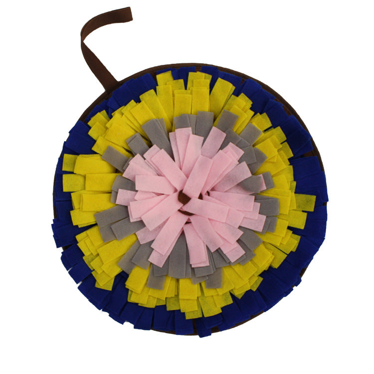 Foreign Trade Cross-border Pet Toys Slow Food Training Mat Sniffing Mat Pet Interactive Educational Products Bite Resistance Exercise Mat