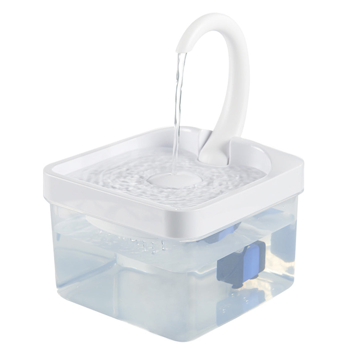 2L Pet Cat Water Fountain USB Automatic Cat Water Dispenser Feeder Bowl LED Light Smart for Dog Drinking Pet Drinking Feeder Activated Carbon Multi-filter Safe