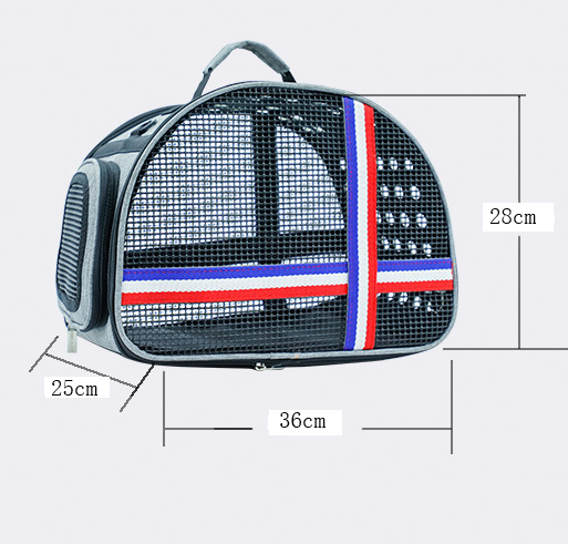 Perforated portable pet bag