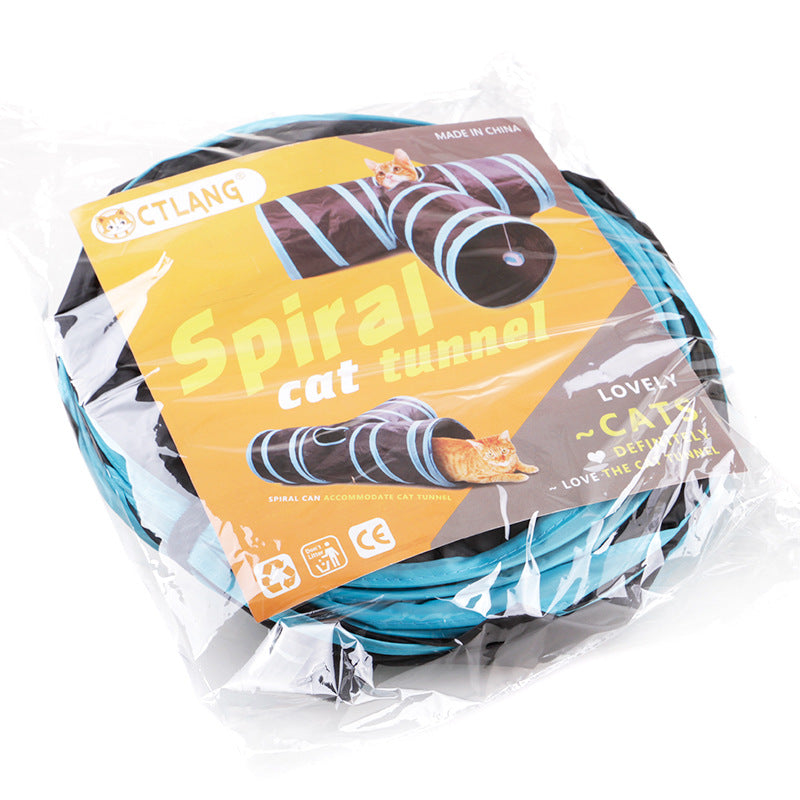 Foldable Pet Tunnel Multi-Channel Cat Dog Tent Indoor 2/3/4 5-Way