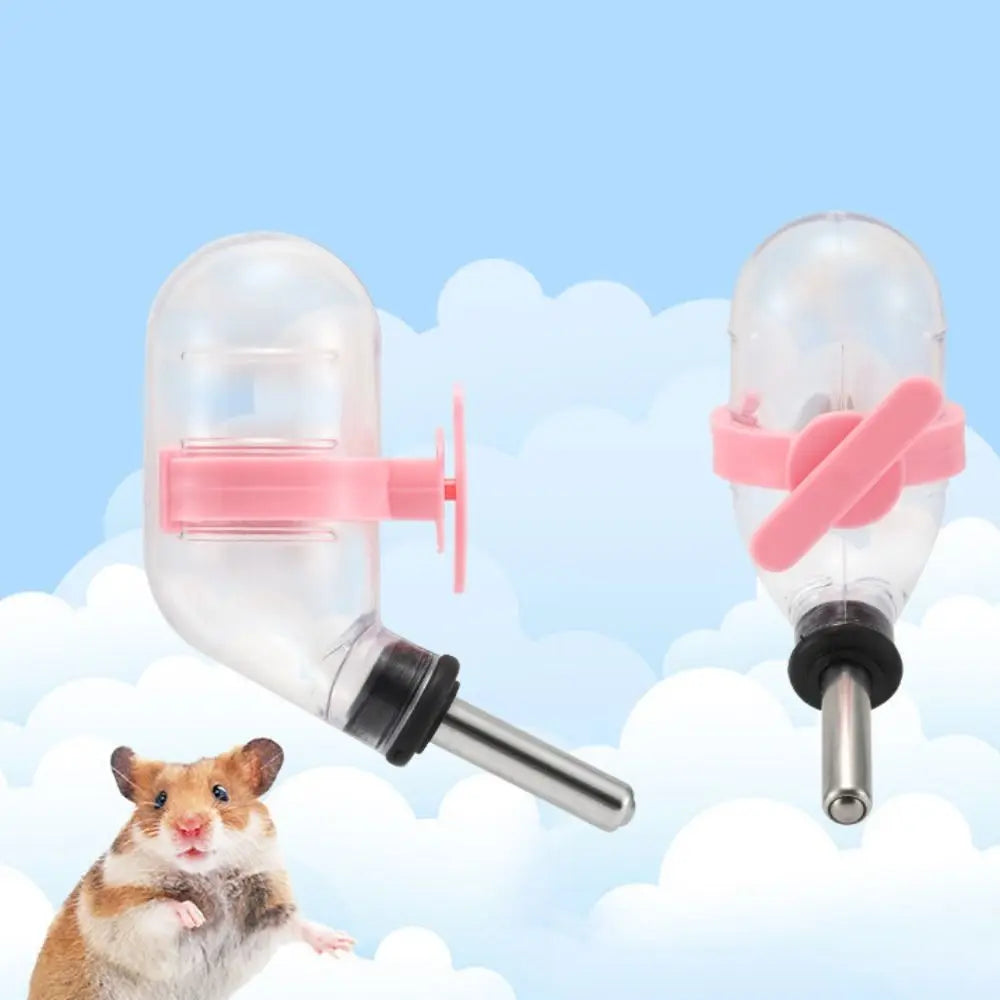 60ML Hamster Water Dispenser Leakproof Hanging Hamsters Water Bottle Automatic Hamster Rolling Ball Kettle