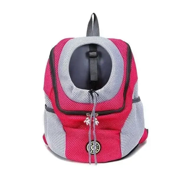 Dog Backpack New Double Shoulder Portable Travel Backpack Outdoor Pet Dog Carrier Bag Pet Dog Front Bag Mesh Backpack