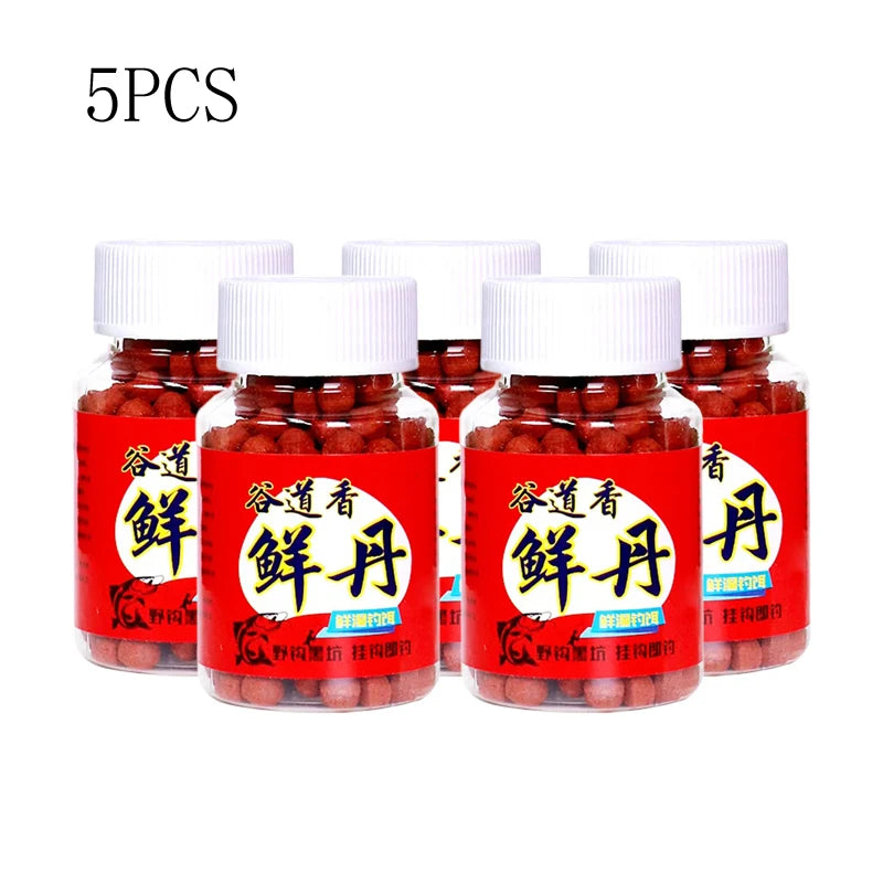 fish foodUniversal concentrated bait, red fragrant fish food granules,outdoor fishing accessories、Fishing bait、Shrimp clipper