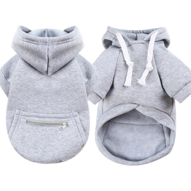 Winter Warm Pet Dog Clothes for Large Dogs Fashion Puppy Sweaters Cute Print Cat Hoodies Soft Pet Kitten Outfits Bulldog Clothes