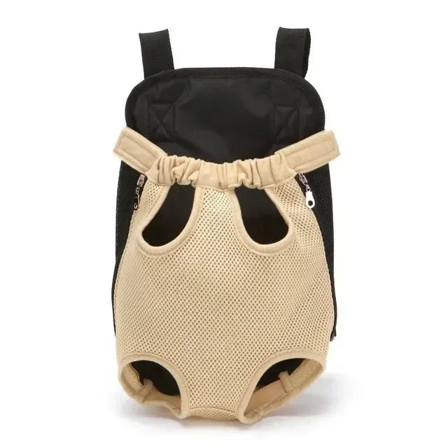 Pet Outdoor Backpack Dog carriers backpack on the chest Portable breathable folding backpack with mesh dog walking chest bag