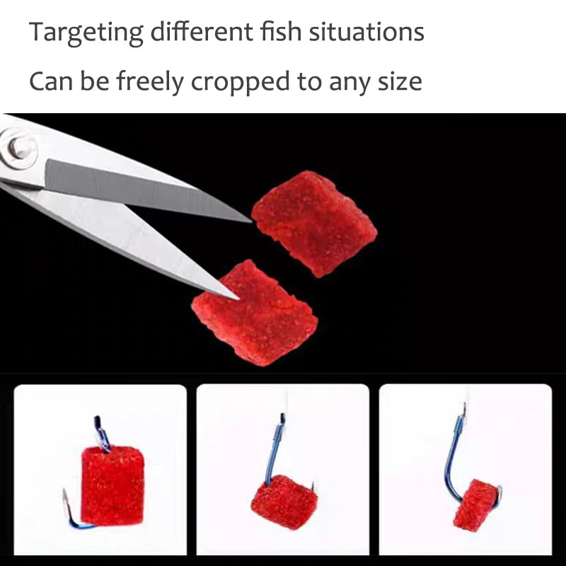 fish foodUniversal concentrated bait, red fragrant fish food granules,outdoor fishing accessories、Fishing bait、Shrimp clipper