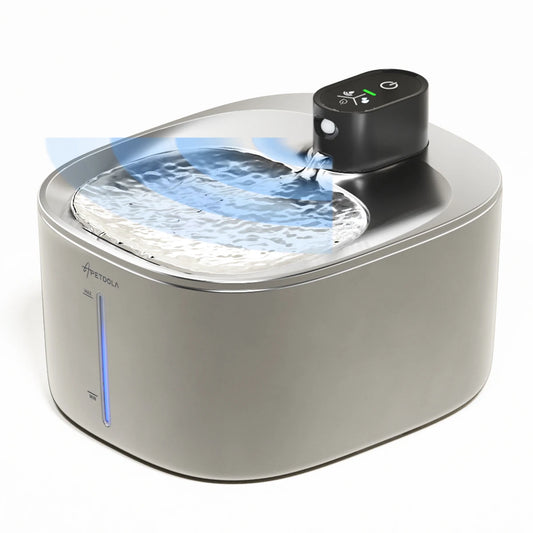 Wireless Water Fountain for Dogs and Cats, Auto Sensor Drinking Fountain, Pet Water Dispenser Accessory, 4L