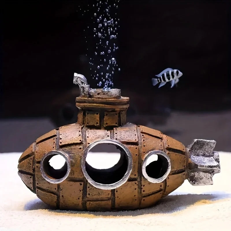 Fish tank landscaping decorations, ornaments, shelter interior, landscape small pieces, fish, shrimp, mini parrotfish breeding s