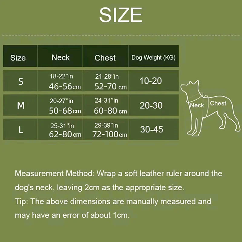 Big Dog Tactics Training Vest Harness Multi Functional Nylon Dog Adjustable Comfortable Control Dog Chest Harness Pet Supplies