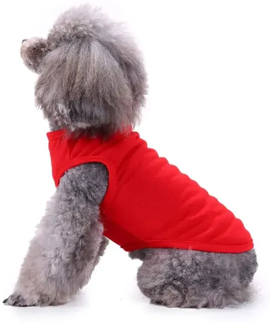 Dog Shirt Clothes, Spring Summer T Shirt Apparel Soft Blank Shirts Clothes  Extra Small Medium Large Extra Large Size Dogs