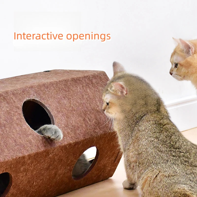 Pet Cat Tunnel Tube Toys foldable Tunnels for Indoor Cats Kitten Play Tube Suitable for all four seasons