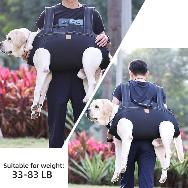 Multifunctional Pet Dog Carrier Backpack Portable Puppy Transportation Bag Medium Large Dogs Comfortable Breathable Shoulder Bag