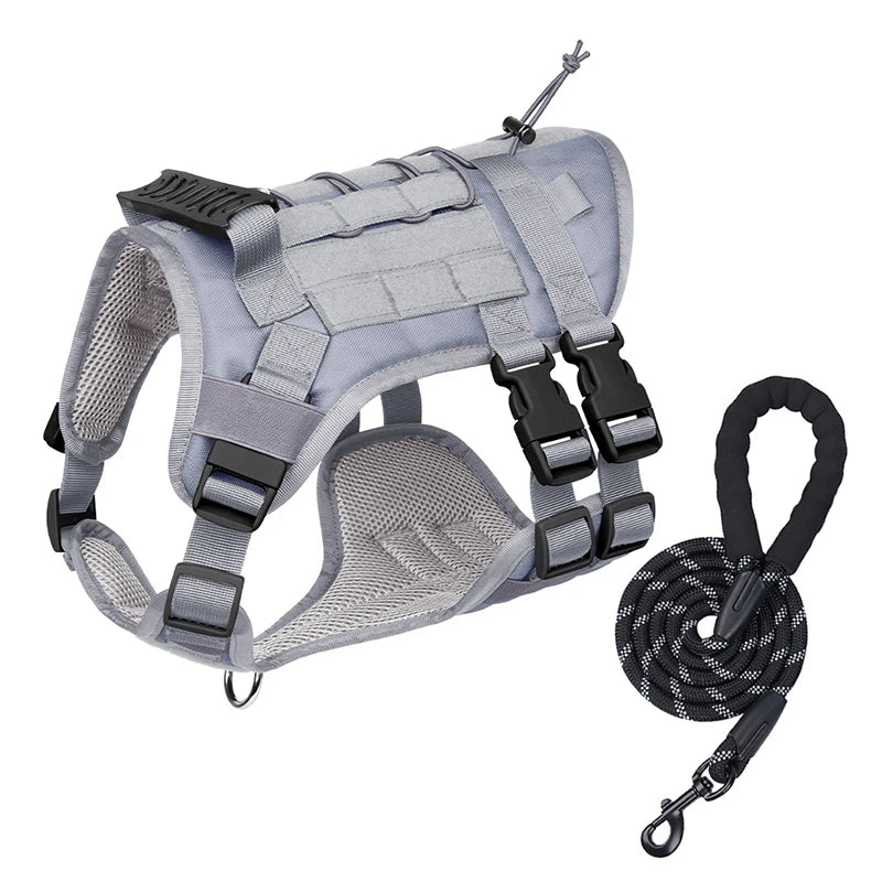 Big Dog Tactics Training Vest Harness Multi Functional Nylon Dog Adjustable Comfortable Control Dog Chest Harness Pet Supplies