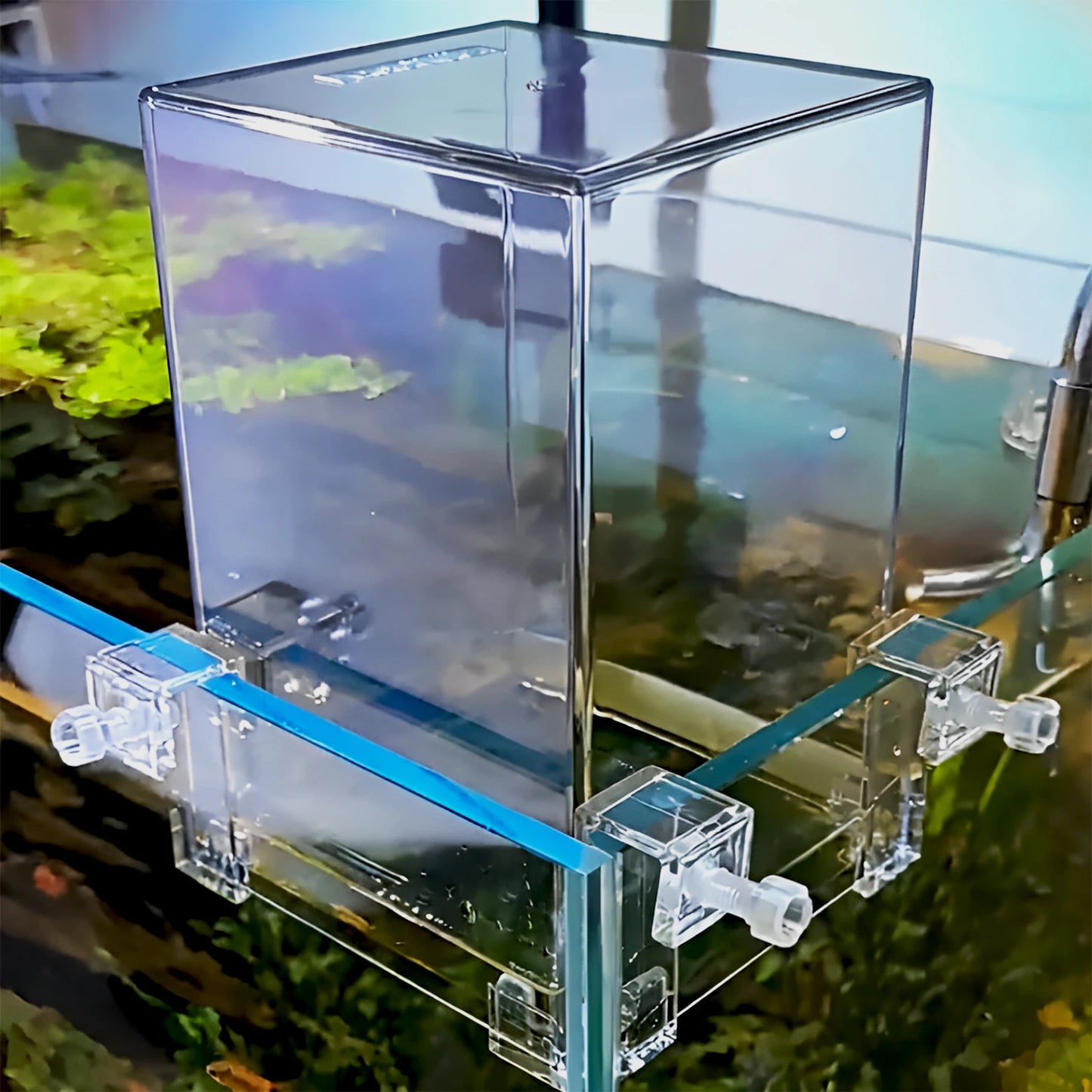 Fish Elevator Water Auto-Refill Negative Pressure Suspended Fish Tank Aquarium Decoration Increase Pets Fish Activity Area