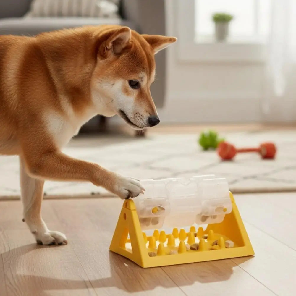 Dog Food Dispenser All-Day Fun Puzzle Feeder Toy Safe Material Dog Puzzle Toy Must Have Accessory