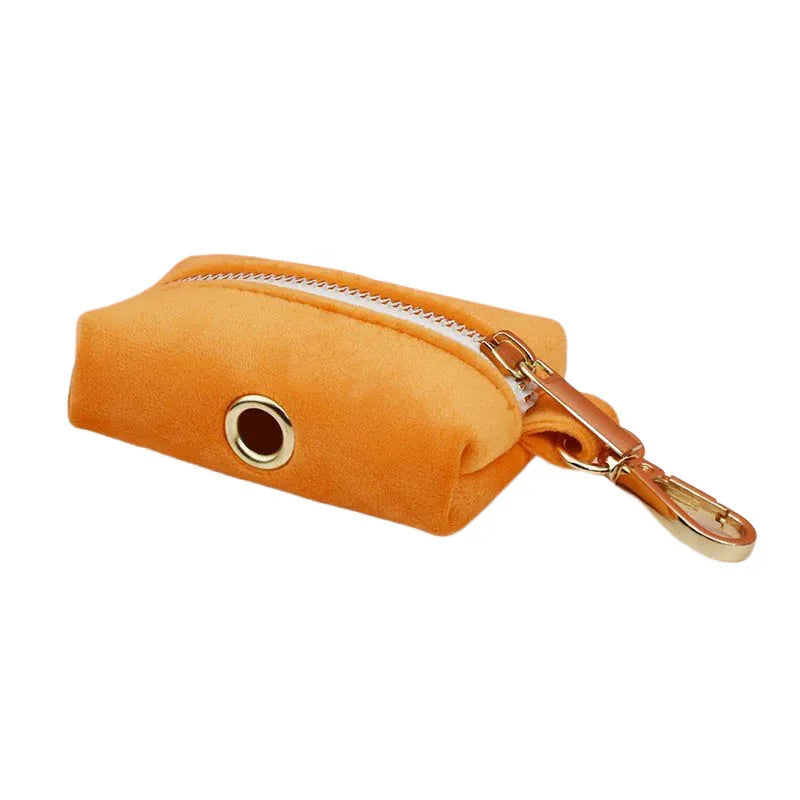 Orange Velvet Dog Collar And Leash Set For Dogs Custom Engraved Nameplate Pet Supplies Dog Leash Velvet 41