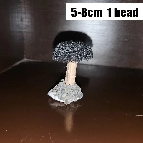 Fish Tank Plant Moss Tree Decoration Landscaping Wood Plant Root Driftwood Aquatic Grass Aquarium Accessories without Moss
