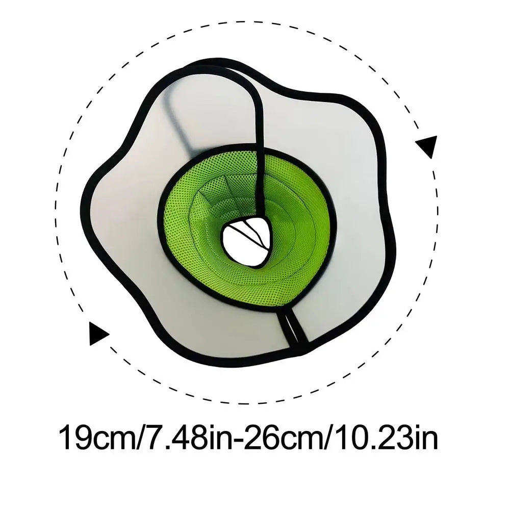 Pet Recovery Dog Cones Collar Cat Cones After Surgerys Adjustable Breathable Dog Cone Collar Soft Puppy Elizabethan E-Collar