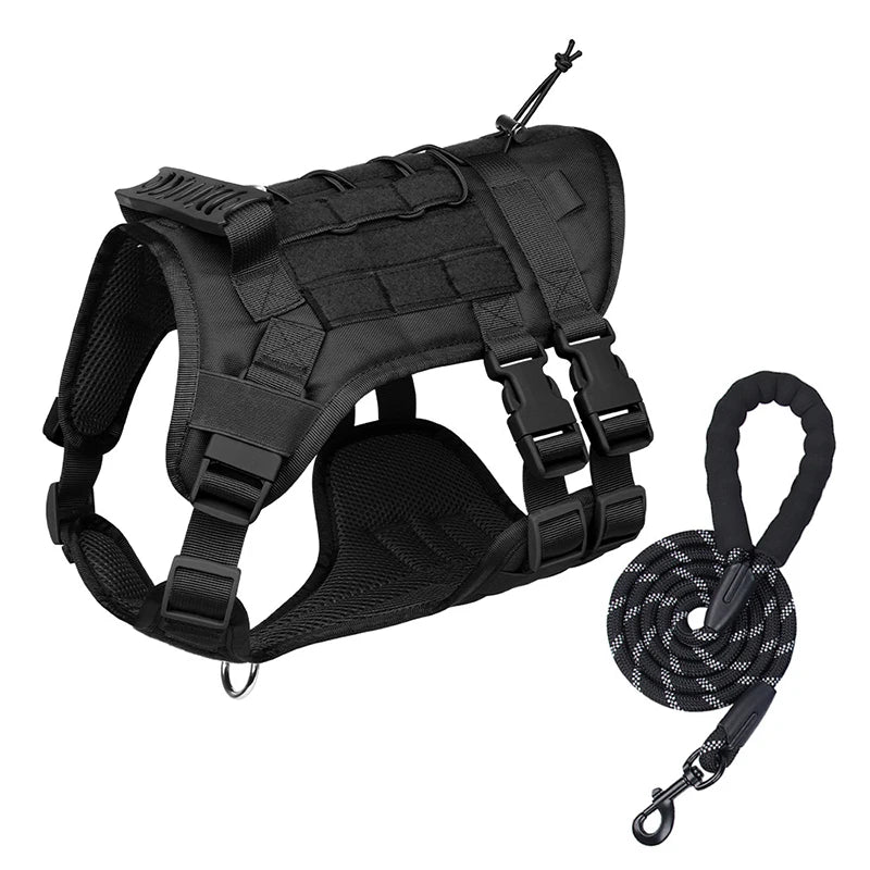 Big Dog Tactics Training Vest Harness Multi Functional Nylon Dog Adjustable Comfortable Control Dog Chest Harness Pet Supplies