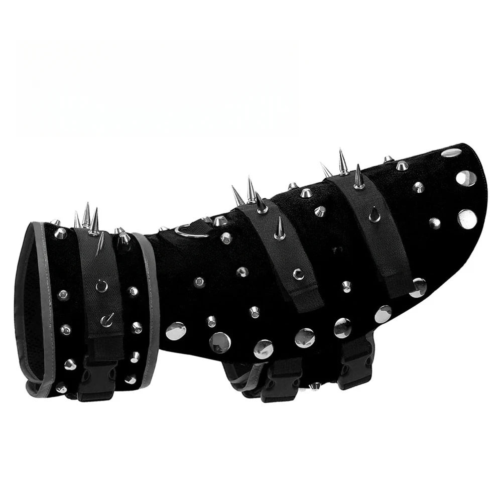 Pet Clothing Creative Punk Puppy Vest Spike Resistant Bite Resistant Pet Vest Protective Dog Armor Vest Pet Jackets Products