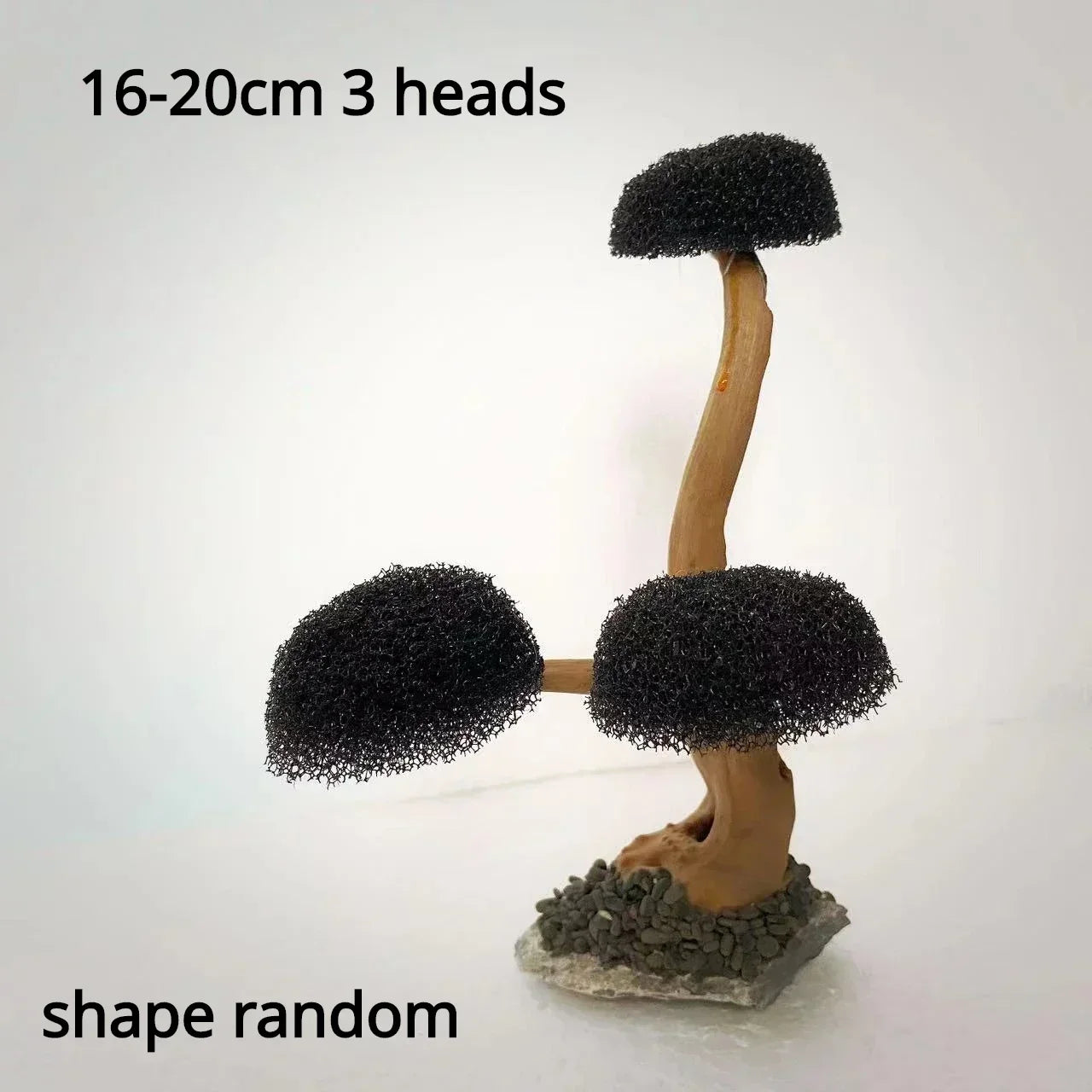 Fish Tank Plant Moss Tree Decoration Landscaping Wood Plant Root Driftwood Aquatic Grass Aquarium Accessories without Moss