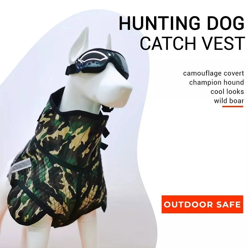 Hunting Dog Catch Vest, Wild Boar, Outside Pig Hunting Clothes, Hog Cut Gear, Collar Protection