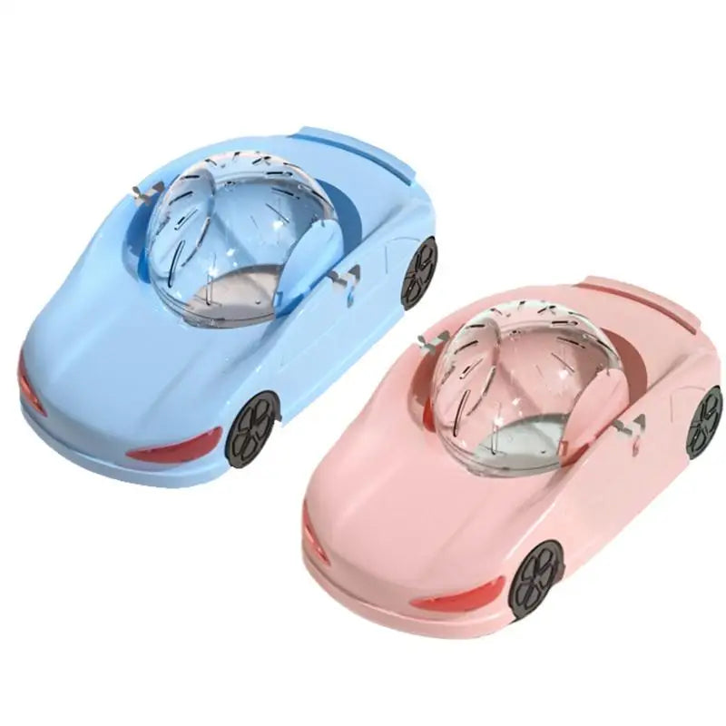 Hamster Running Ball Car Toy Small Pet Toy Funny Creative Small Pet Running Ball Exercise Wheel for Hamsters Ferret Small Animal