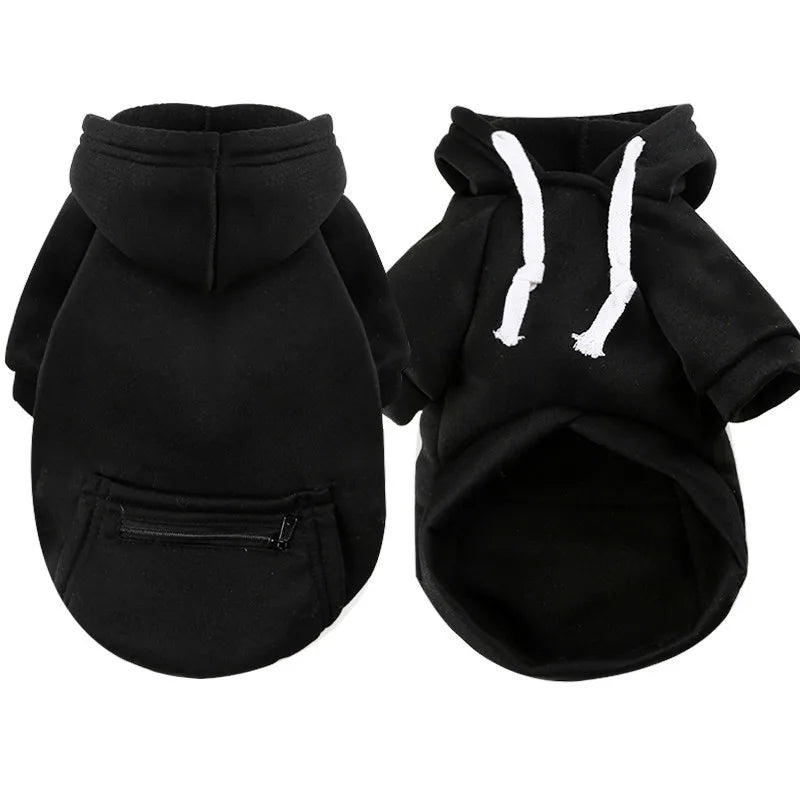 Winter Warm Pet Dog Clothes for Large Dogs Fashion Puppy Sweaters Cute Print Cat Hoodies Soft Pet Kitten Outfits Bulldog Clothes