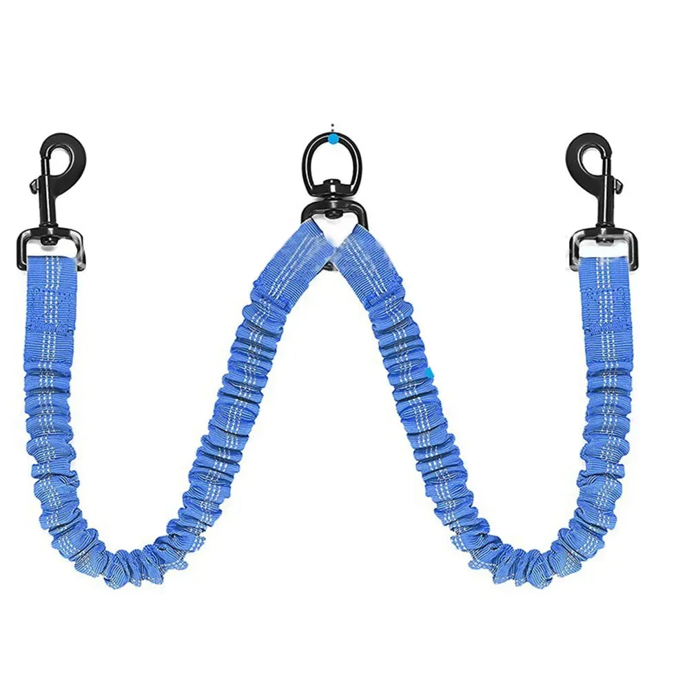 Dog Leash, Double-headed Dog Rope, Shock-absorbing Elastic Rope, Explosion-proof Dog Chain, Dog Walking Rope, Pet Supplies