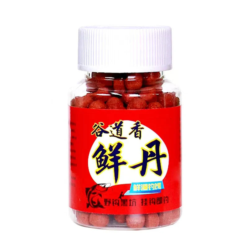 fish foodUniversal concentrated bait, red fragrant fish food granules,outdoor fishing accessories、Fishing bait、Shrimp clipper