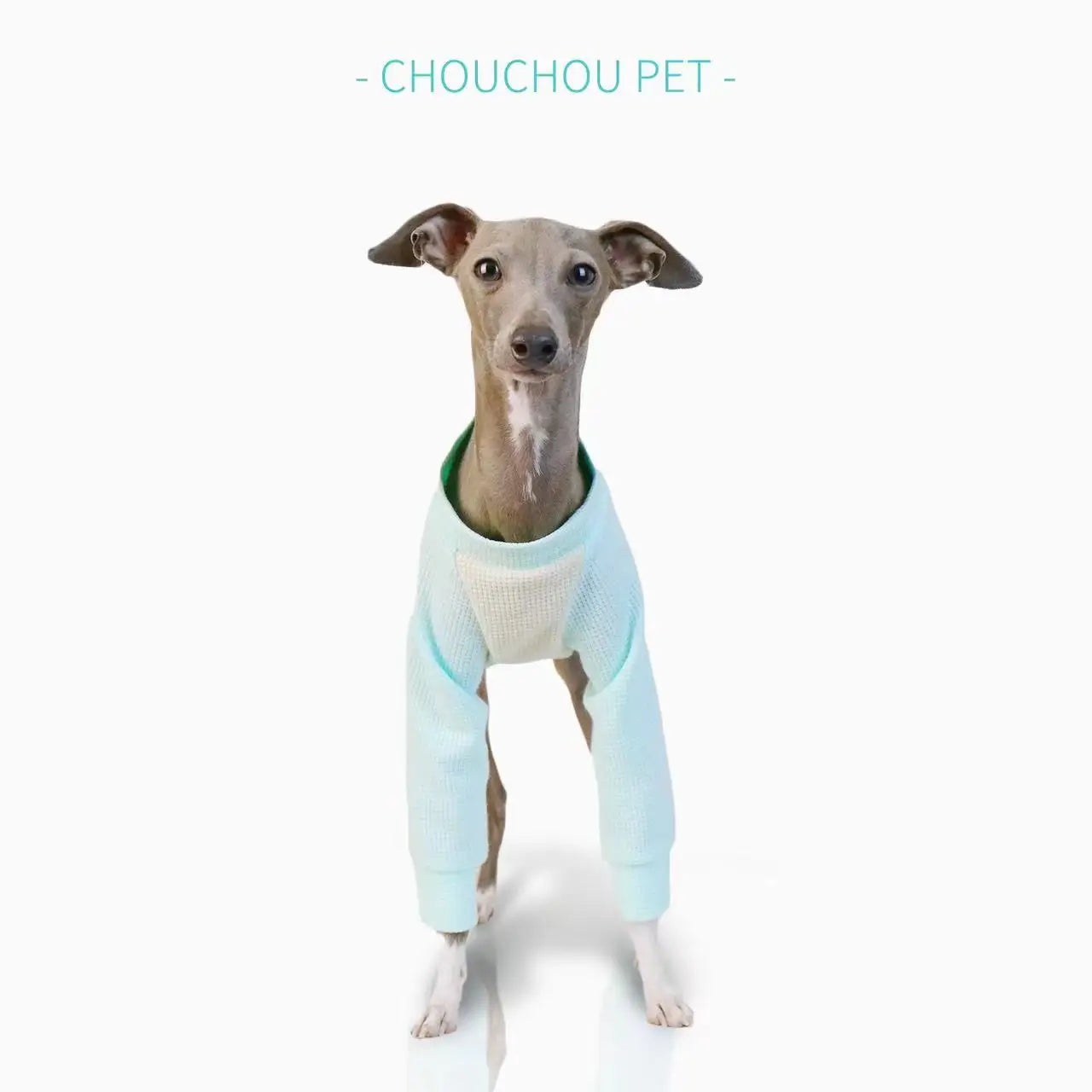 Waffle thin two-leg clothes Whippet breathable splicing pet clothes puppy medium dog clothes Doberman