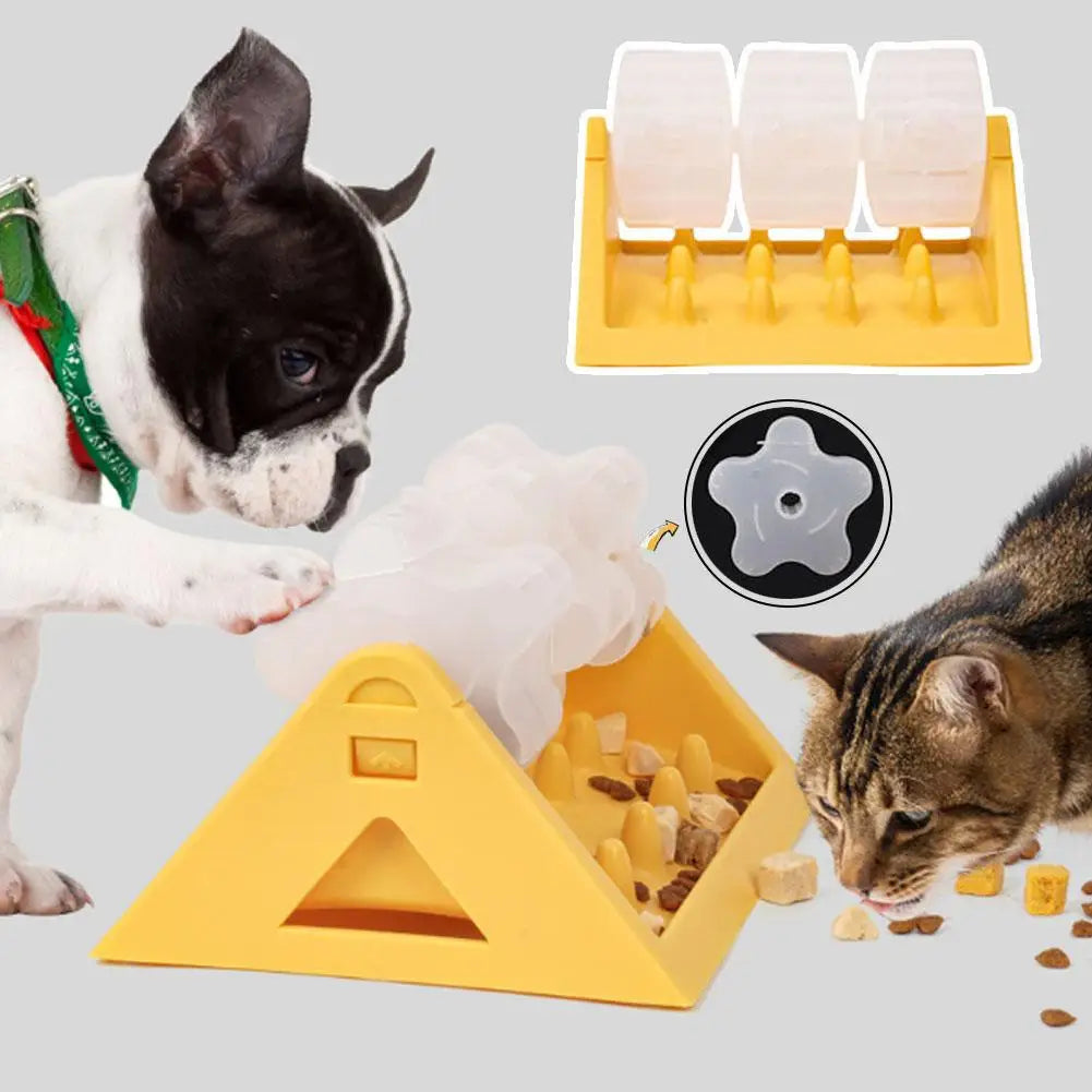 Dog Food Dispenser All-Day Fun Puzzle Feeder Toy Safe Material Dog Puzzle Toy Must Have Accessory
