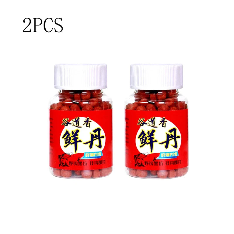fish foodUniversal concentrated bait, red fragrant fish food granules,outdoor fishing accessories、Fishing bait、Shrimp clipper