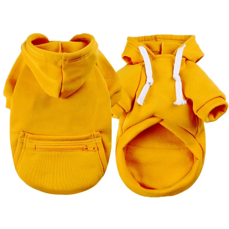 Winter Warm Pet Dog Clothes for Large Dogs Fashion Puppy Sweaters Cute Print Cat Hoodies Soft Pet Kitten Outfits Bulldog Clothes