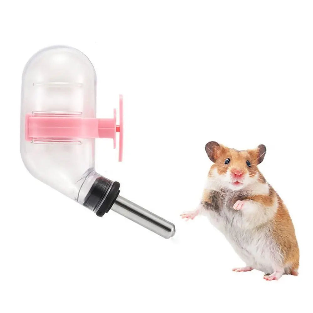 60ML Hamster Water Dispenser Leakproof Hanging Hamsters Water Bottle Automatic Hamster Rolling Ball Kettle