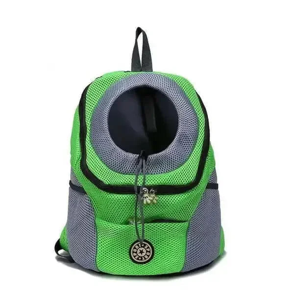 Dog Backpack New Double Shoulder Portable Travel Backpack Outdoor Pet Dog Carrier Bag Pet Dog Front Bag Mesh Backpack