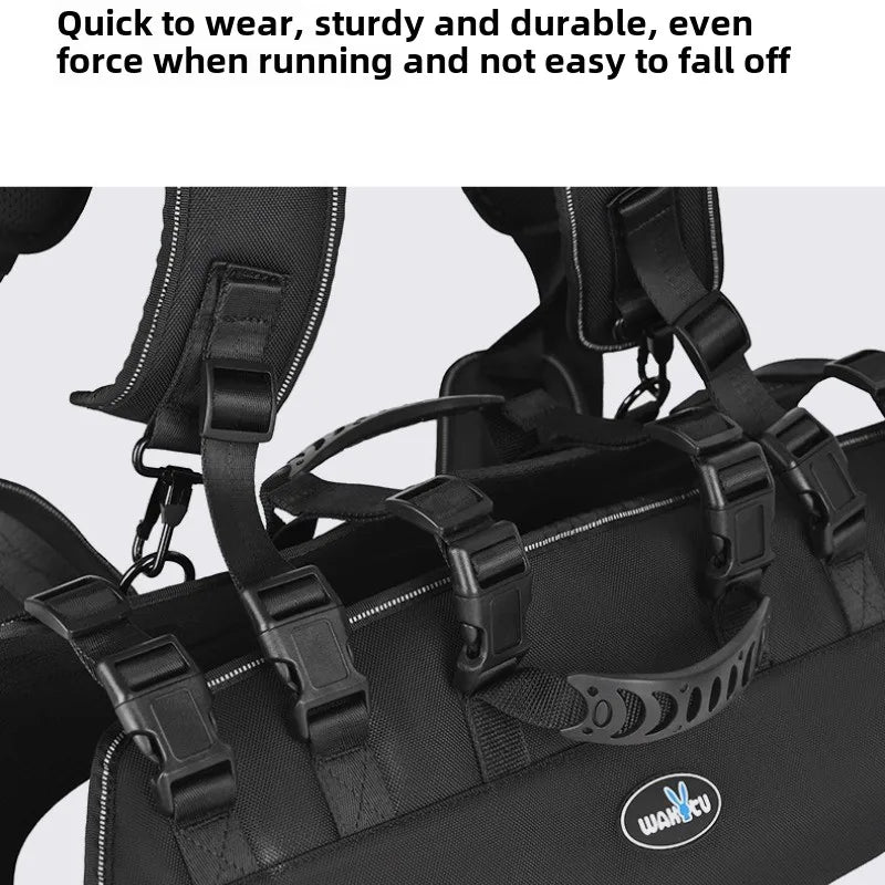Out Cross-back Dog Harness Large Portable Breathable Pet Bag for Dogs Rescue Backpack Pet Products Waterproof Dirt Resistant