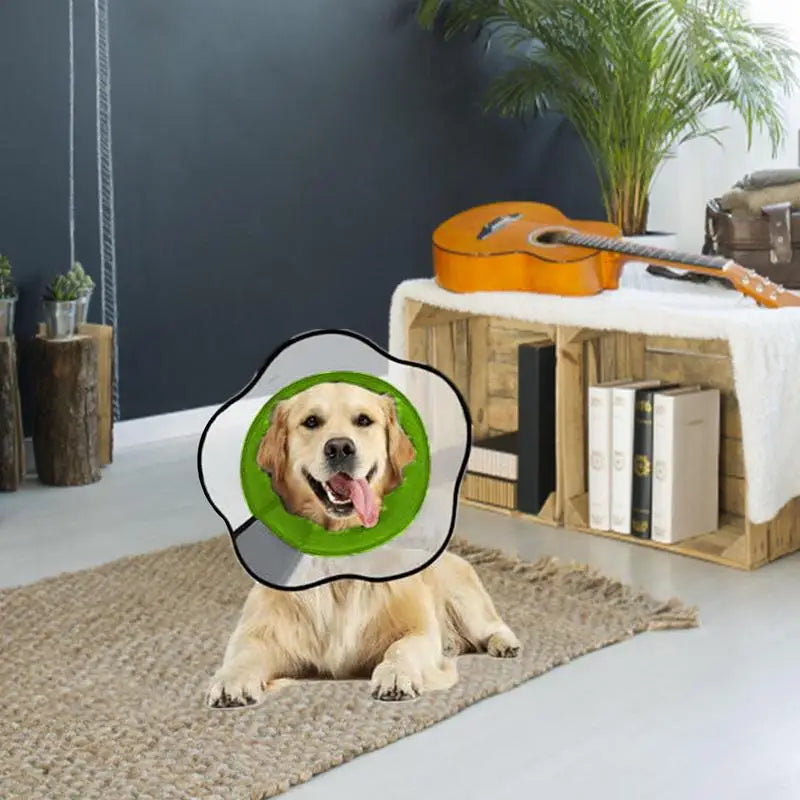 Pet Recovery Dog Cones Collar Cat Cones After Surgerys Adjustable Breathable Dog Cone Collar Soft Puppy Elizabethan E-Collar