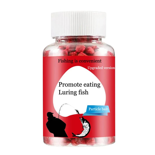 fish foodUniversal concentrated bait, red fragrant fish food granules,outdoor fishing accessories、Fishing bait、Shrimp clipper