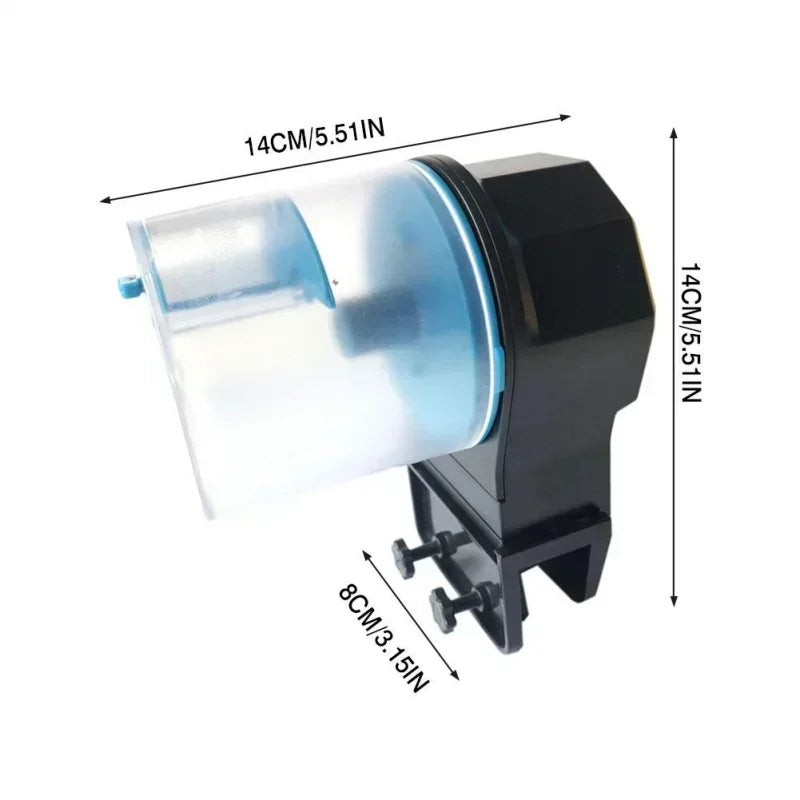 Fish Tank Feeder Automatic Fish Tank Goldfish Feeder Aquarium Reliable Intelligent Timed Large Capacity Automatic Fish Feeder