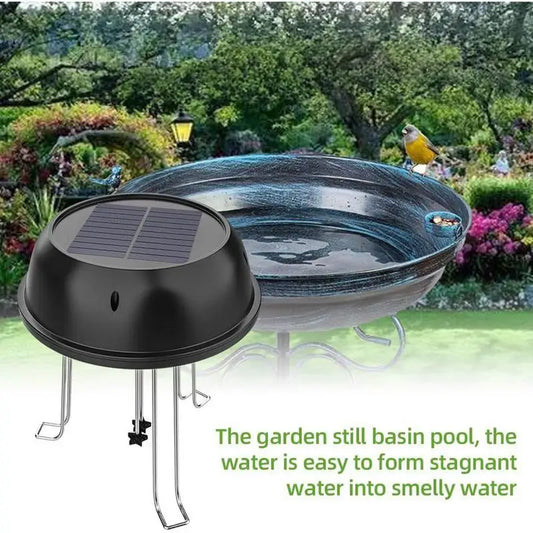Solar Bird Bath Bubbler Solar Powered Bird Bath Water Mixer Backyard Decoration With Bracket Pond Bubbler Decorative Basin