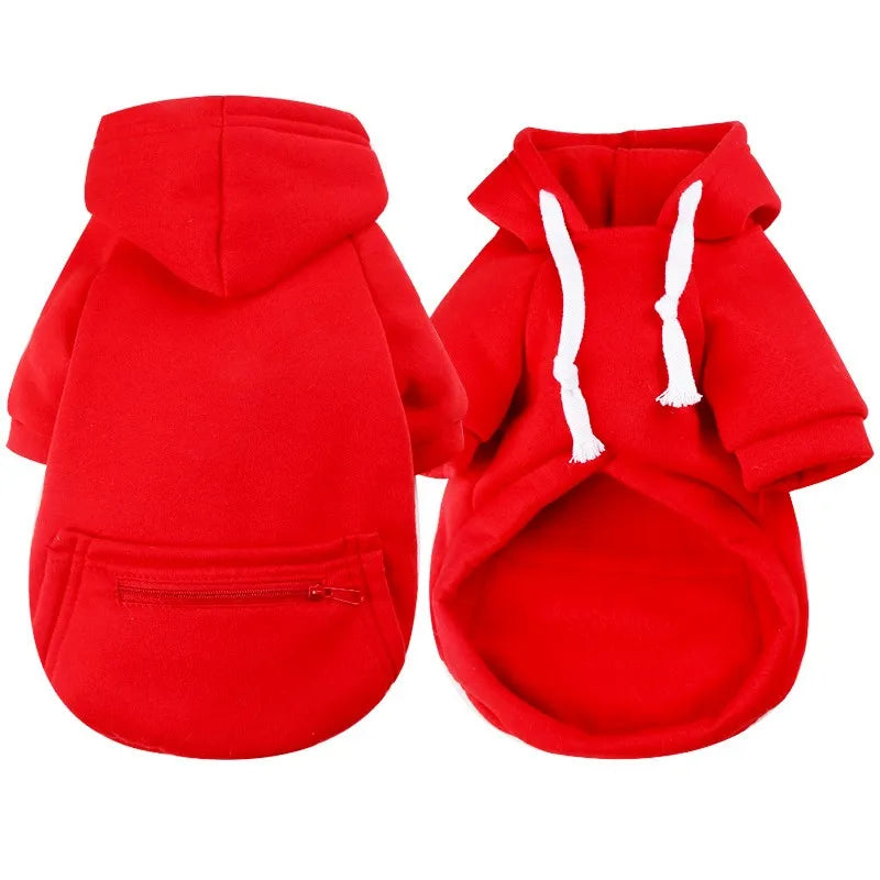 Winter Warm Pet Dog Clothes for Large Dogs Fashion Puppy Sweaters Cute Print Cat Hoodies Soft Pet Kitten Outfits Bulldog Clothes