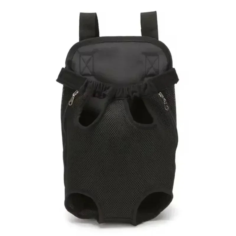 Pet Outdoor Backpack Dog carriers backpack on the chest Portable breathable folding backpack with mesh dog walking chest bag