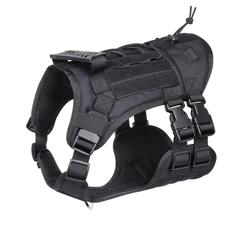 Big Dog Tactics Training Vest Harness Multi Functional Nylon Dog Adjustable Comfortable Control Dog Chest Harness Pet Supplies